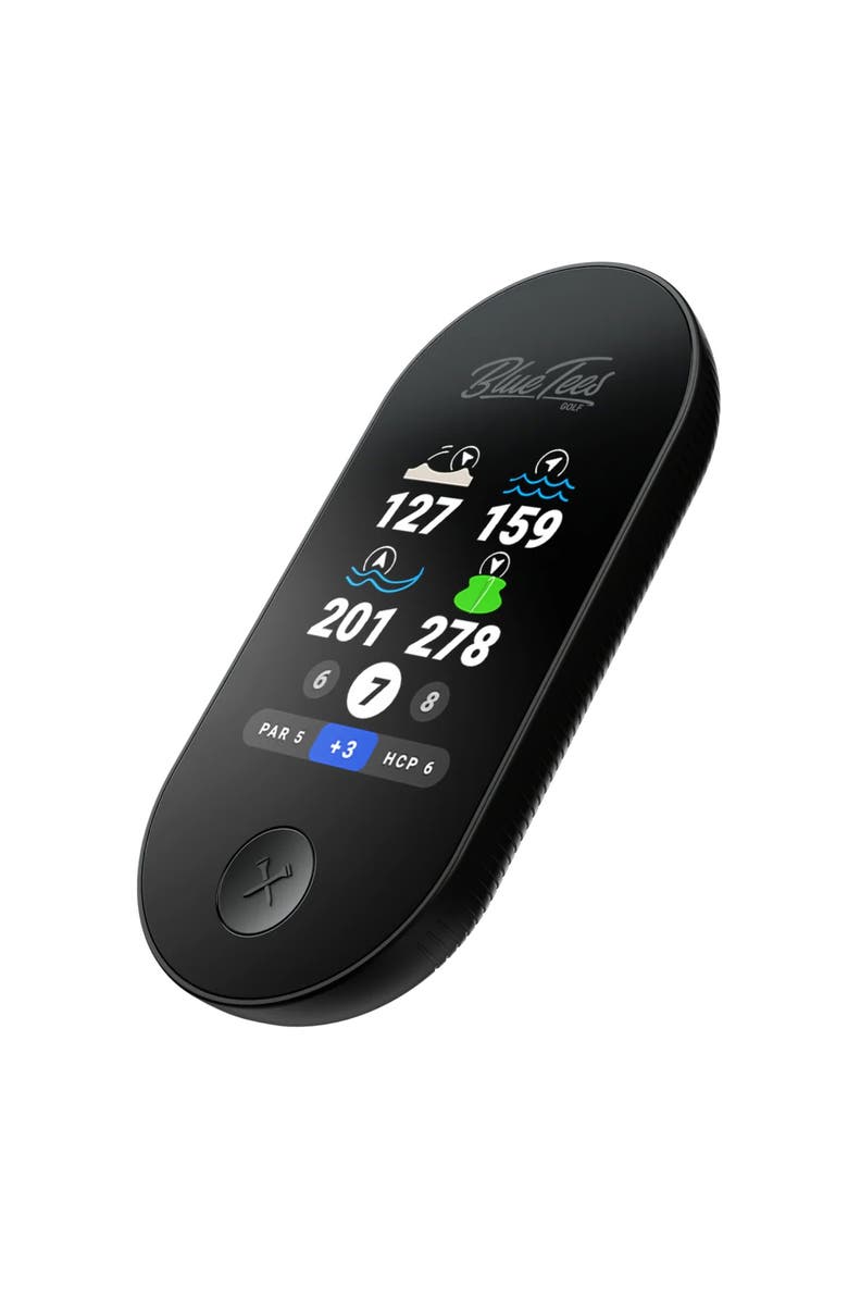 Blue Tees The Ringer Handheld Golf GPS, Alternate, color, Black