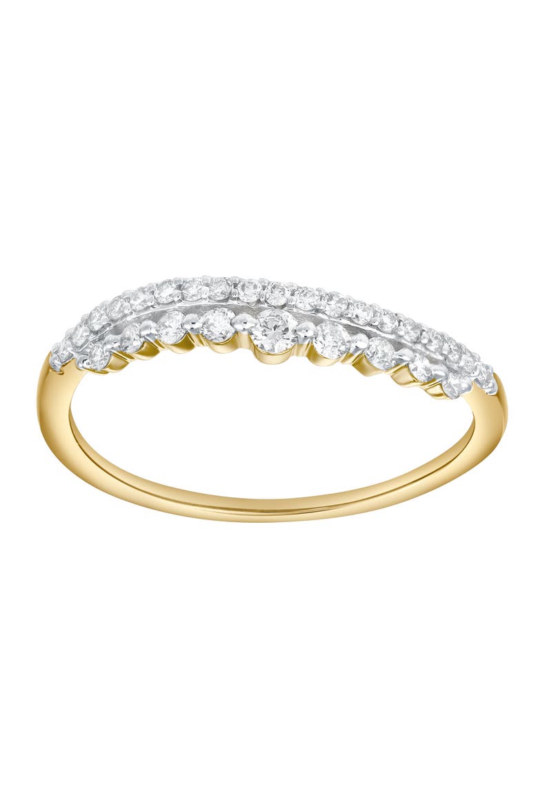 Serena 0.55 Cts Natural Diamond Duo Set 14K Gold Ring Set, Alternate, color, 14K Yellow Gold