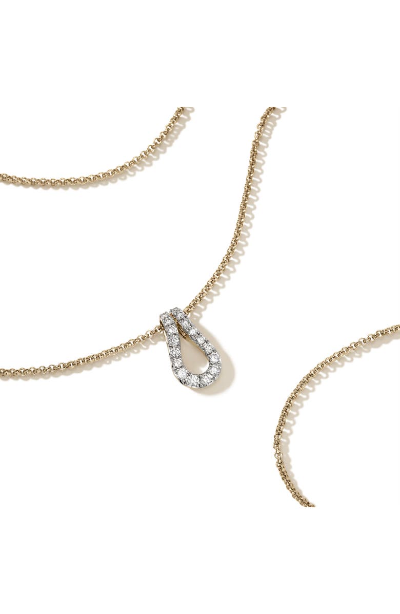 John Hardy Surf Pavé Diamond Pendant Necklace, Alternate, color, 