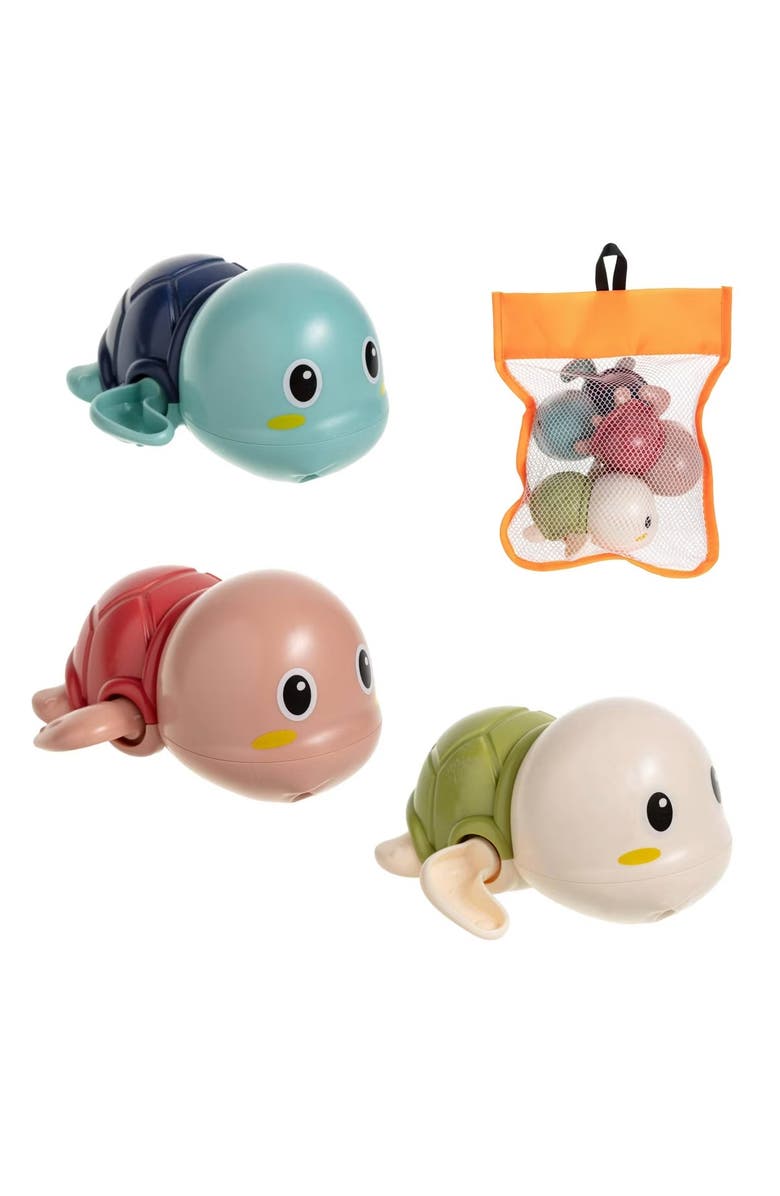 Sperric Floating Turtle Wind Up Bath Toy 3-Piece Set, Main, color,