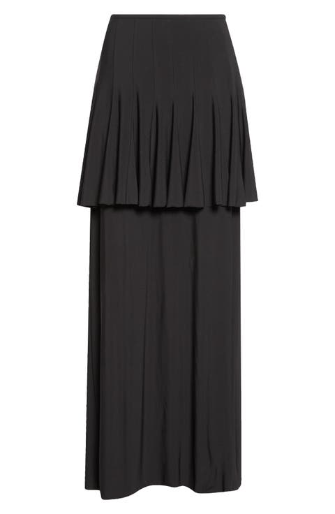 Klein Layered Maxi Skirt