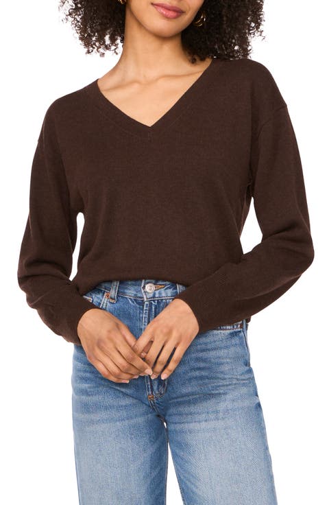 Long Sleeve V-Neck Sweater