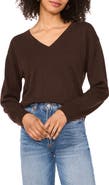 Vince Camuto Long Sleeve V-Neck Sweater