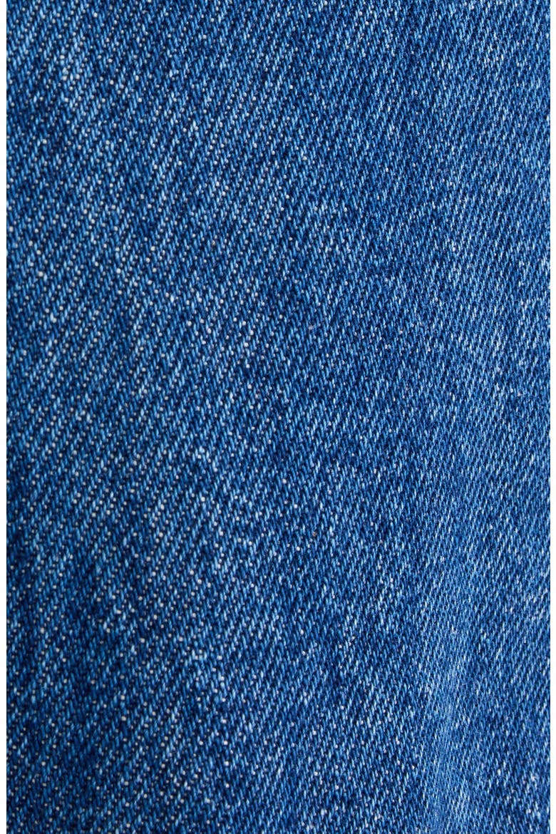 Raw Edge Wide Leg Denim Jeans, Alternate, color, MEDIUM BLUE
