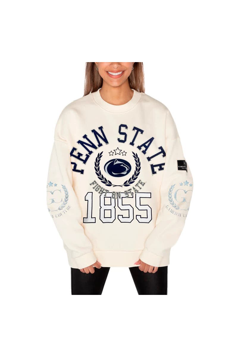 GAMEDAY COUTURE Women's Gameday Couture Cream Penn State Nittany Lions Slay Pullover Sweatshirt, Alternate, color, Cream
