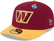 New Era Men's New Era  Burgundy/Gold Washington Commanders 2026 NFL Draft Pre-Curved 59FIFTY Fitted Hat