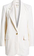 Open Edit Everyday Linen Blend Blazer