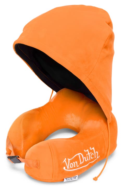 Eyeconic Hooded Ergonomic Memory Foam Travel Neck Pillow