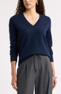 Nordstrom V-Neck Cashmere Sweater