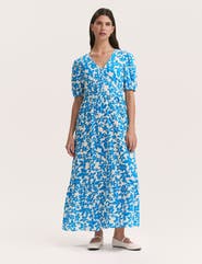 Finery London Sabine Floral Tiered Midi Dress