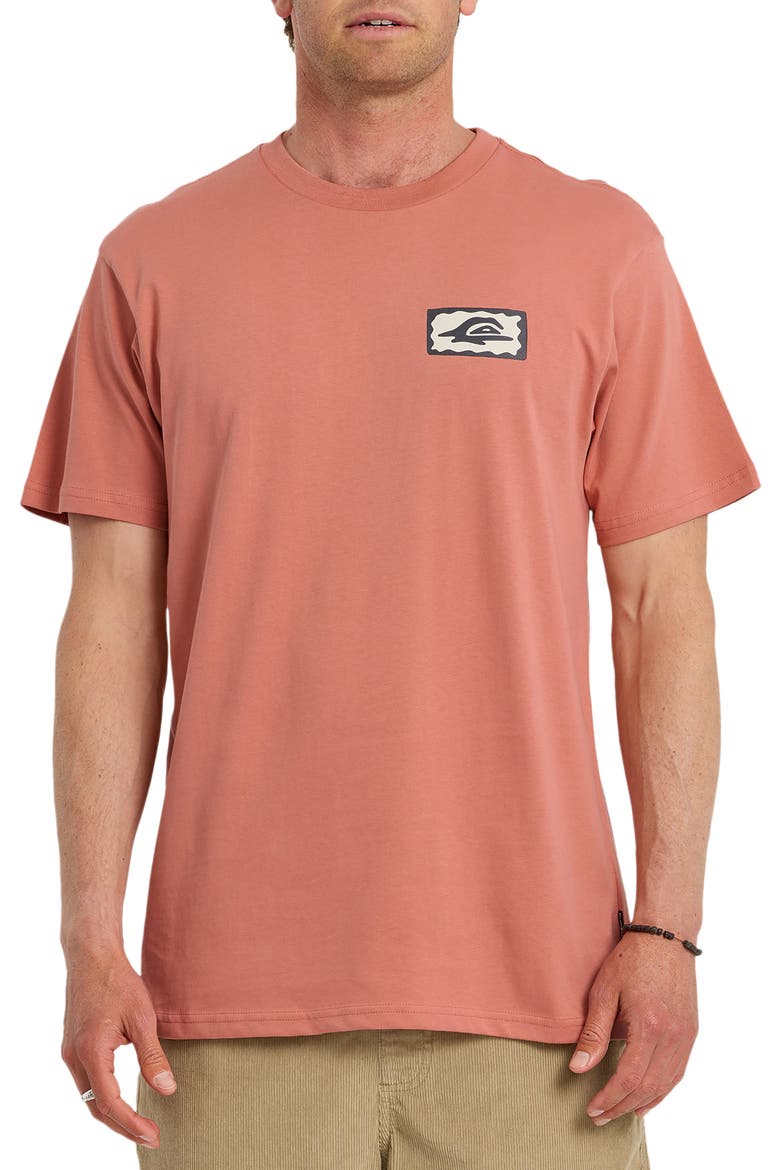 Serenity Splash Cotton Graphic T-Shirt, Main, color, DESERT SAND