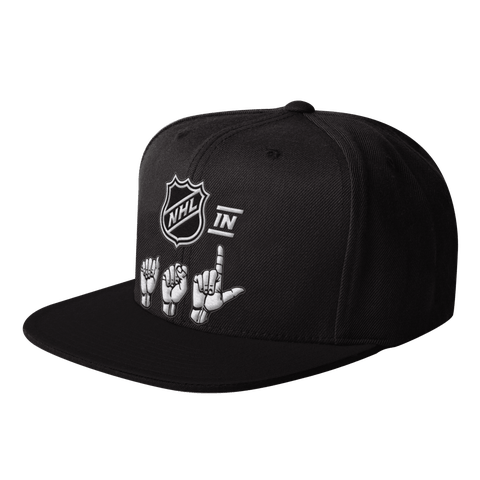 Men's Starter Black NHL ASL Snapback Hat
