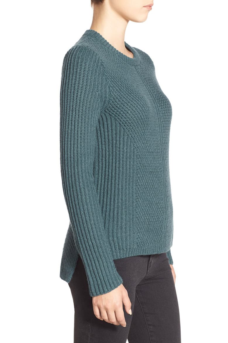 'Holcomb' Texture Sweater, Alternate, color, HEATHER SPRUCE