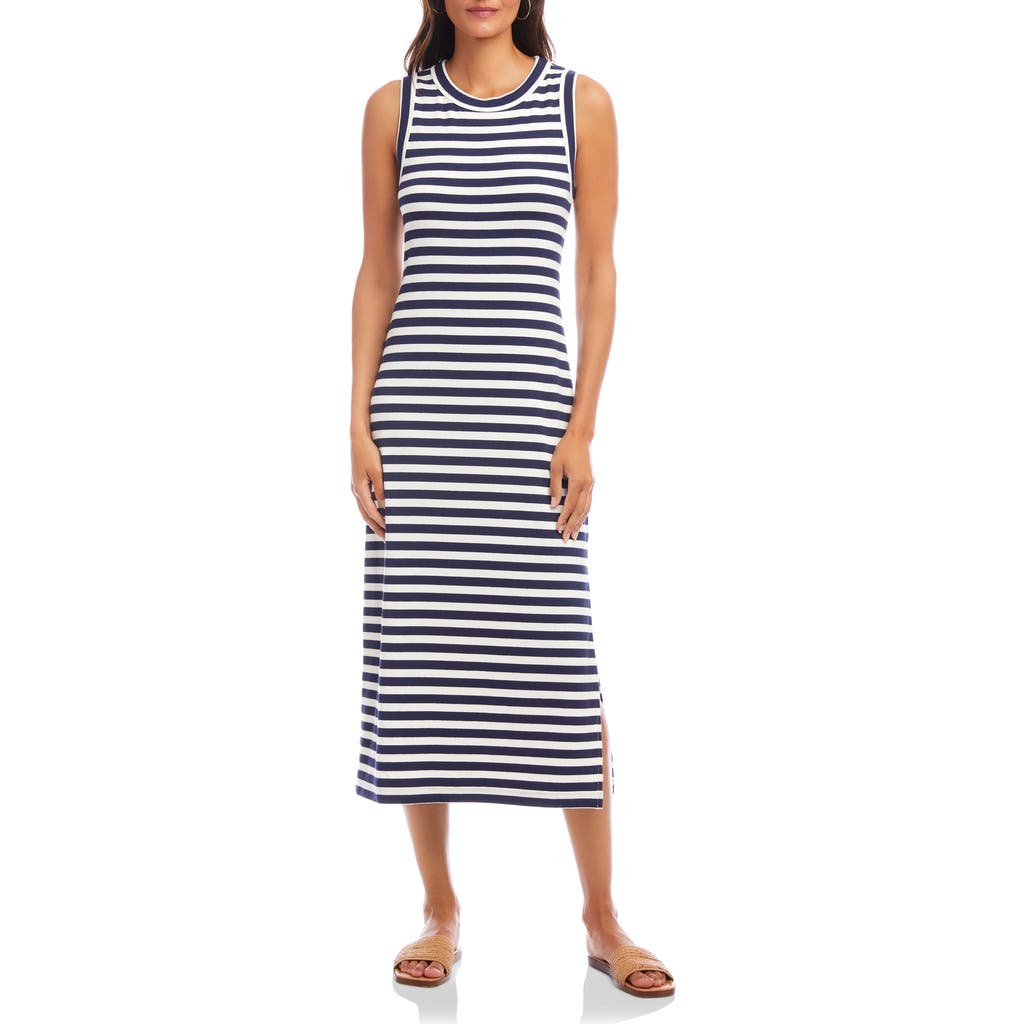 Karen Kane Striped Midi Column Dress