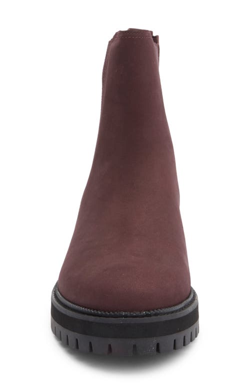 Toms Bennet Chelsea Boot In Burgundy