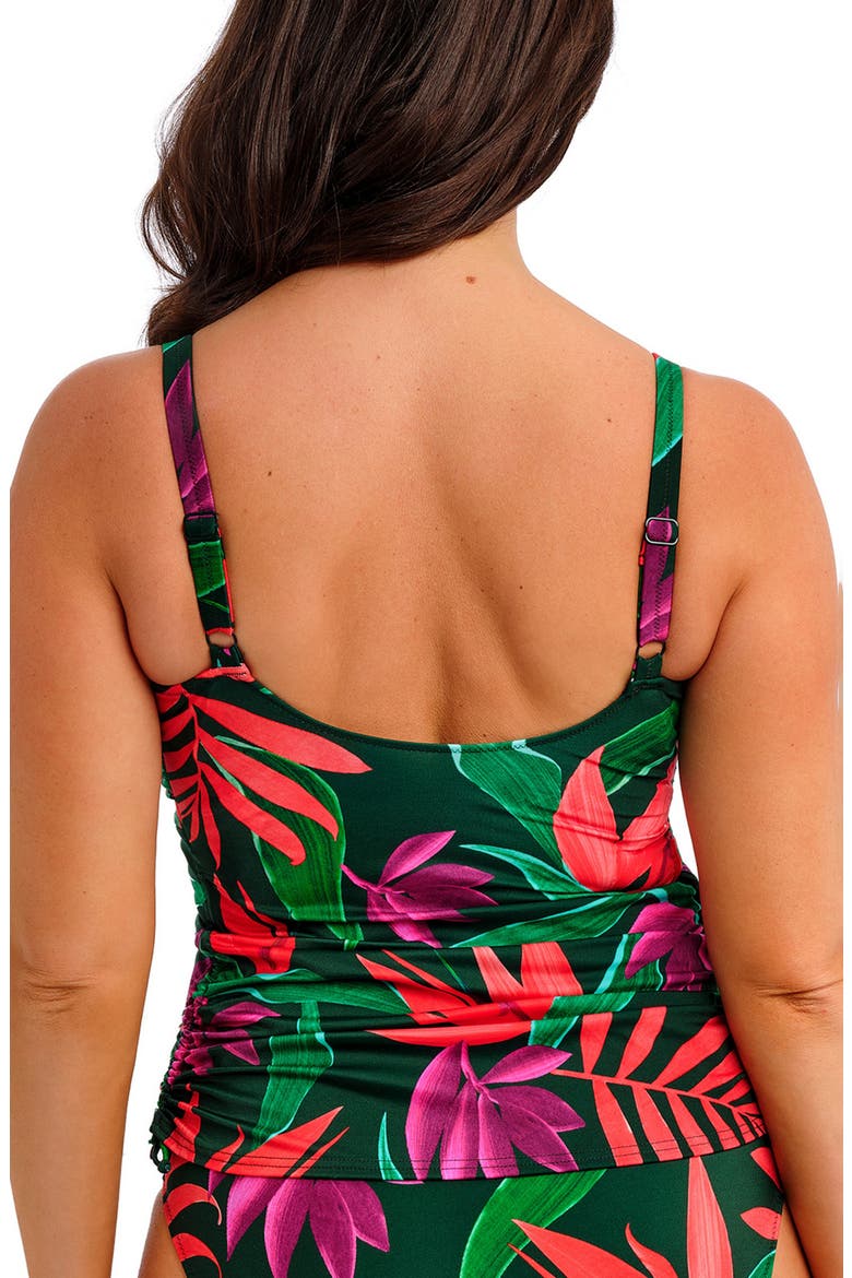 Pichola Underwire Twist Front Tankini Top, Alternate, color, MANGROVE