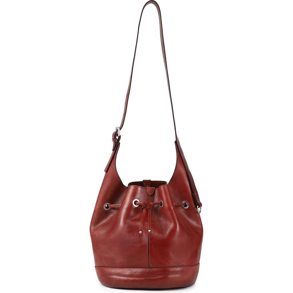 Old Trend Lily Shoulder Bucket Bag In Brown