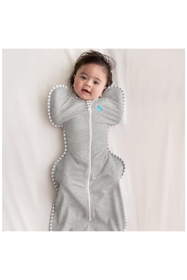 Swaddle Up™ 1.0 TOG Original Stretch Cotton Swaddle, Alternate, color, GRAY