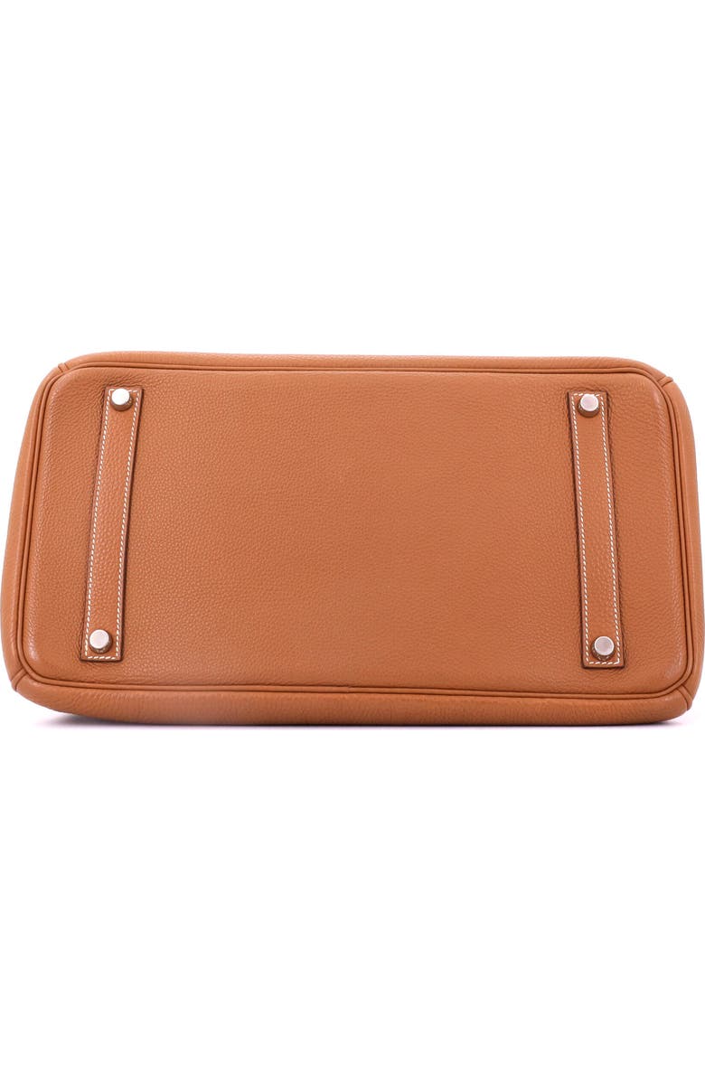 Pre-Owned Hermes Birkin Handbag Brown Togo with Palladium Hardware 35, Alternate, color, Gold