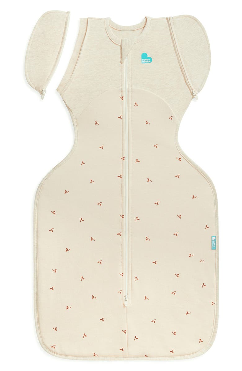 LOVE TO DREAM Swaddle Up<sup>™</sup> 1.0 TOG Stretch Cotton Fleece Swaddle, Main, color, Oat