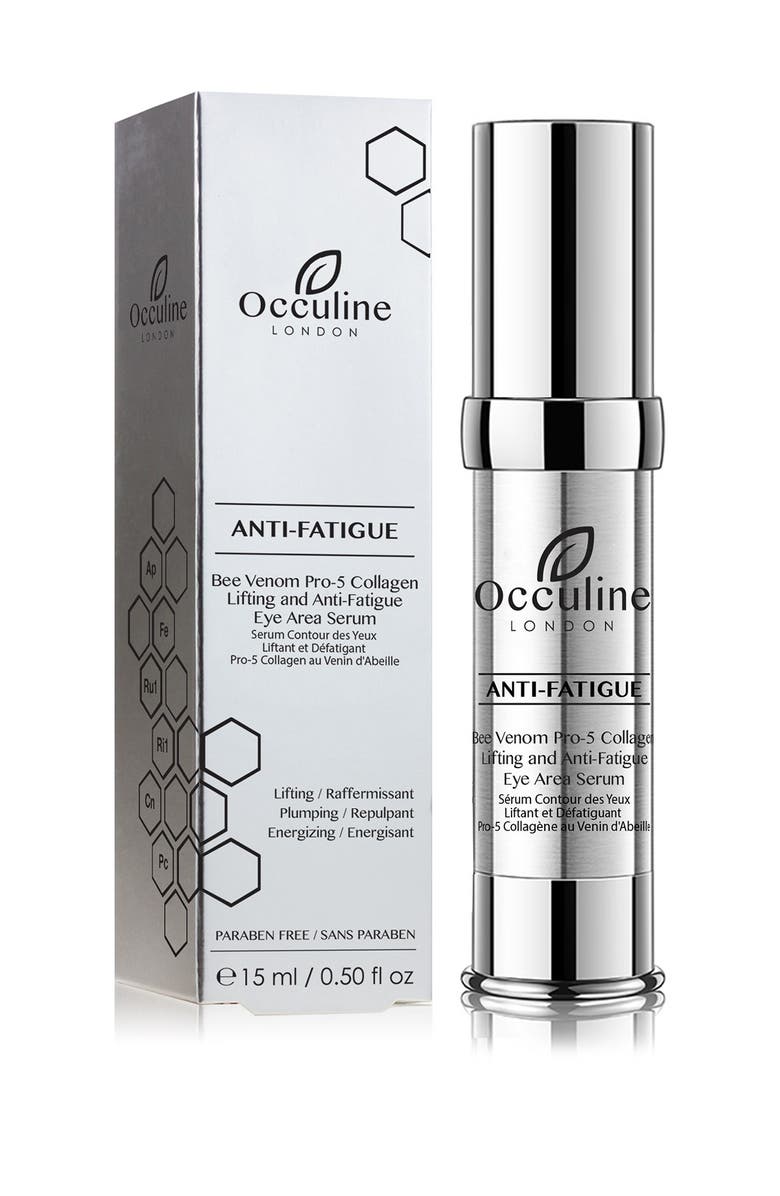 OCCULINE Bee Venom & Pro-5 Collagen Lifting and Anti-Fatigue Eye Serum, Main, color, 