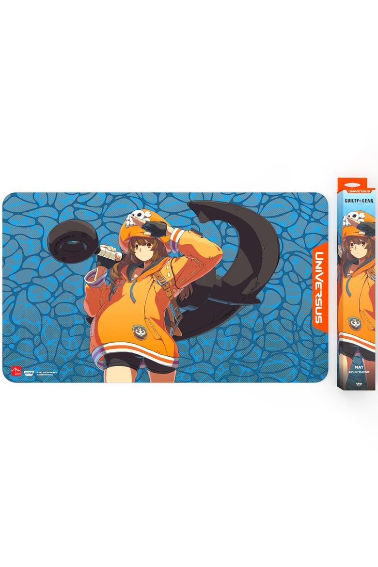 GUILTY GEAR, STRIVE, Playmat, May, 24x14 Inch Neoprene Mat, Alternate, color, Multicolored
