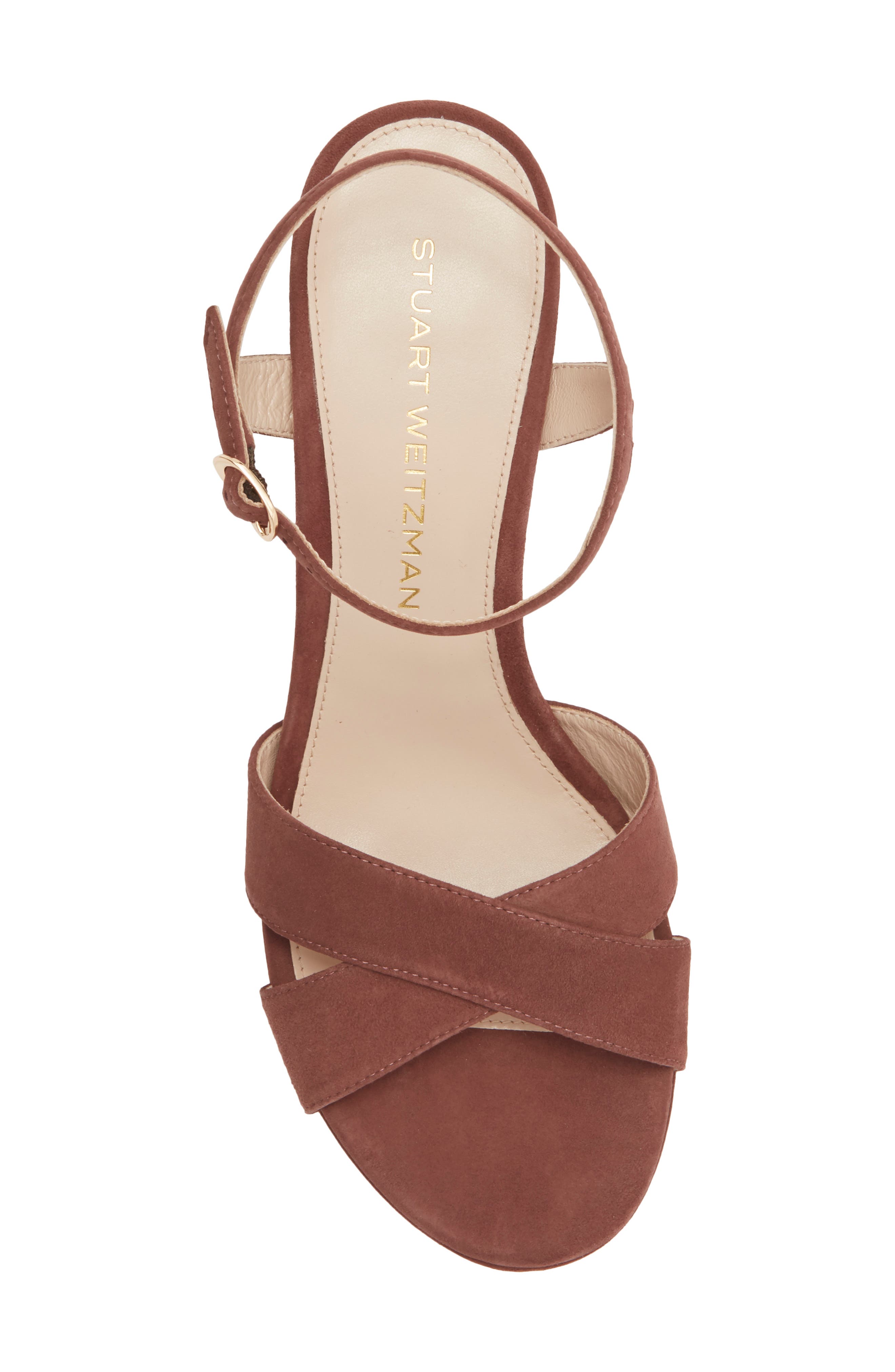 Dayna Platform 80 Sandal, Alternate, color, BROWNSTONE