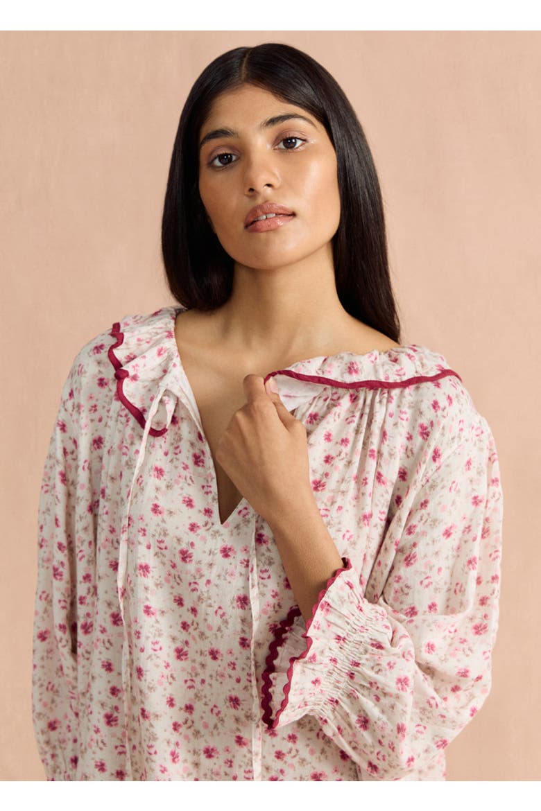 Carey Nightdress, Alternate, color, Damson Floral