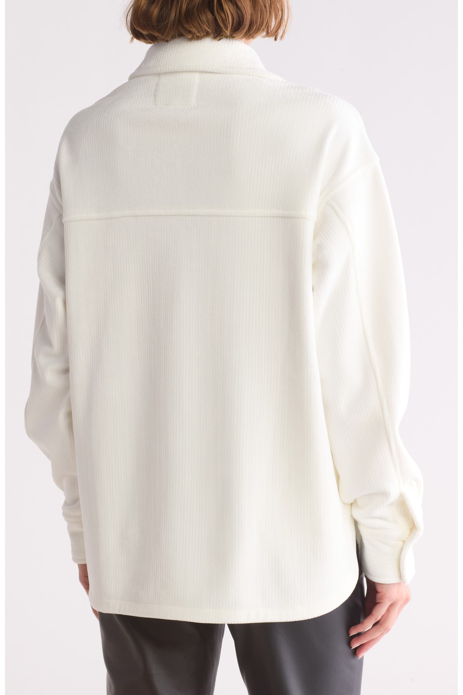 Thread Cleanner Thread & Supply Velour Corduroy Shacket (Women) | Nordstromrack