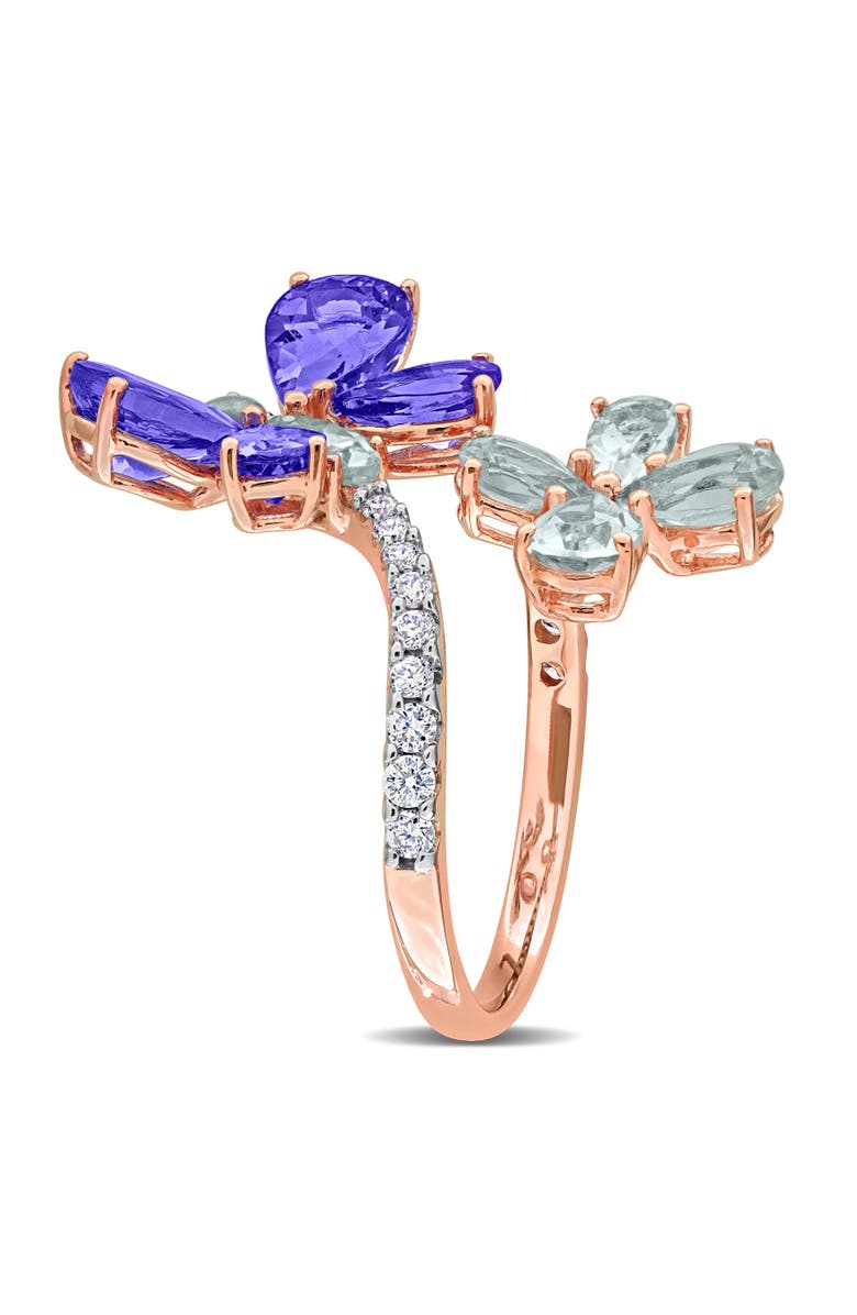 Julianna B. Multi-Gemstone & Diamond Butterfly Ring 14k, Alternate, color,