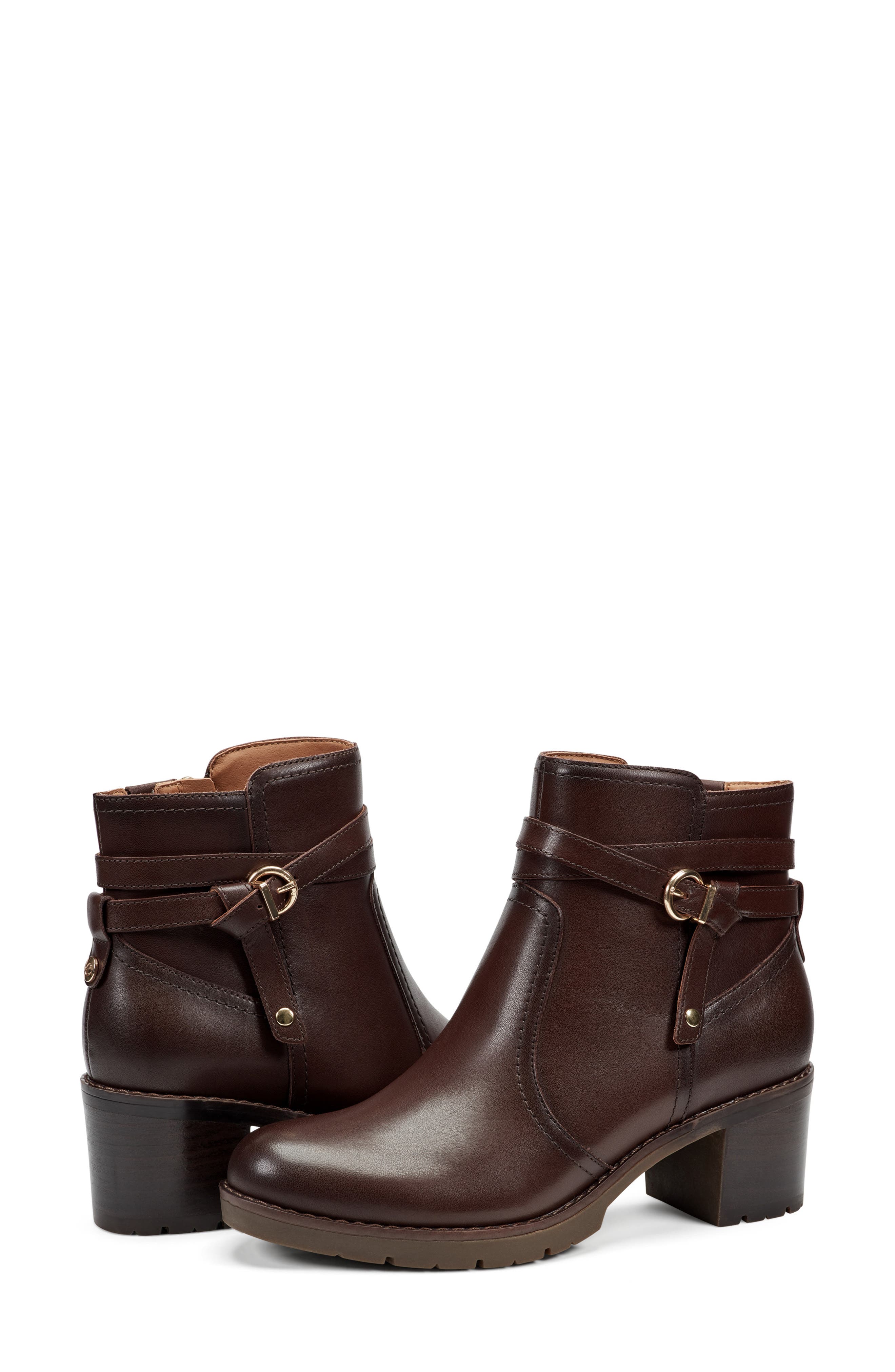 Easy Spirit Carter Bootie, Alternate, color, Dark Brown