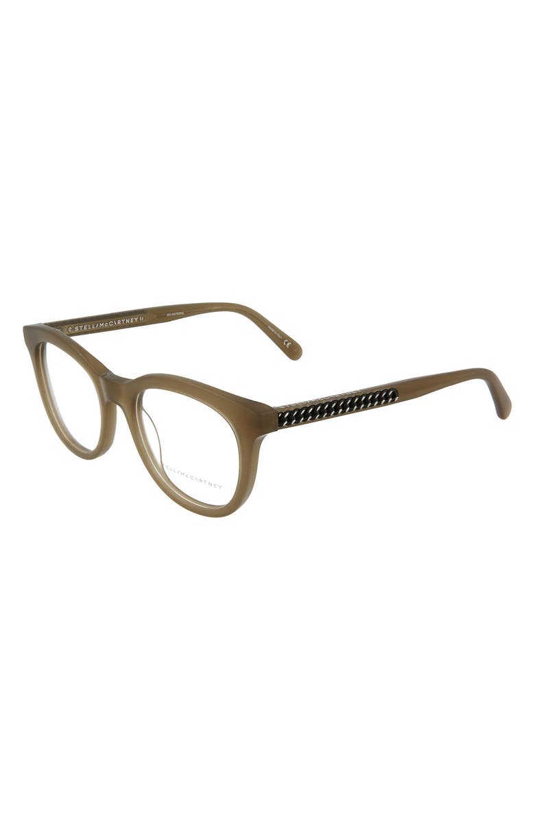 Stella McCartney 50mm Round/Oval Optical Frames, Alternate, color,