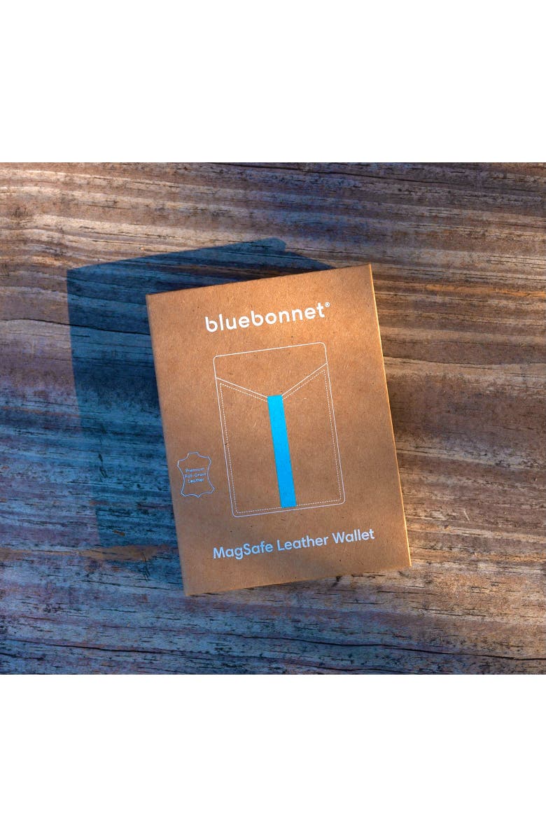 Bluebonnet The Minimalist MagSafe Card Wallet, Alternate, color, Saddle Tan