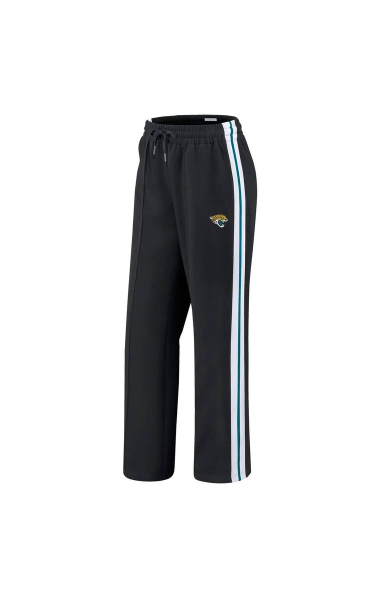 WEAR by Erin Andrews Women's WEAR by Erin Andrews Black Jacksonville Jaguars Color-Block Straight Leg Pants, Alternate, color, Black