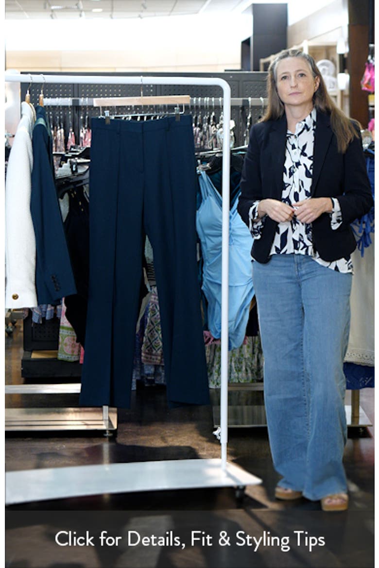 Jade Wide Leg Wool Blend Pants video