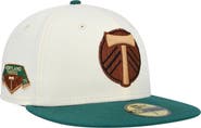 New Era Men's New Era Cream Portland Timbers Woodgrain 59FIFTY Fitted Hat