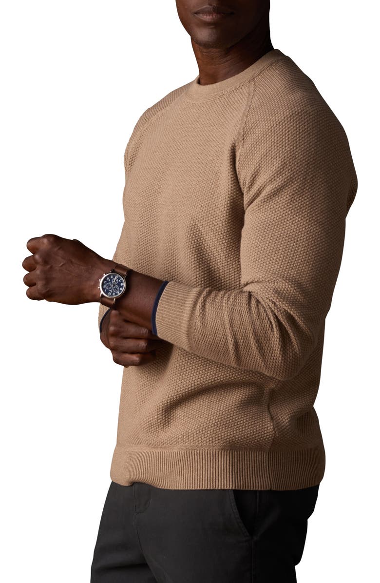 The Normal Brand Coolmax Cotton Blend Sweater, Alternate, color, Dark Taupe
