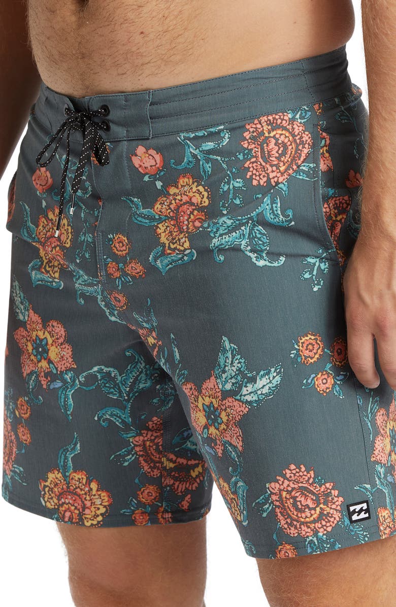 Billabong Good Times Lo Tide Board Shorts, Alternate, color, Slate Green