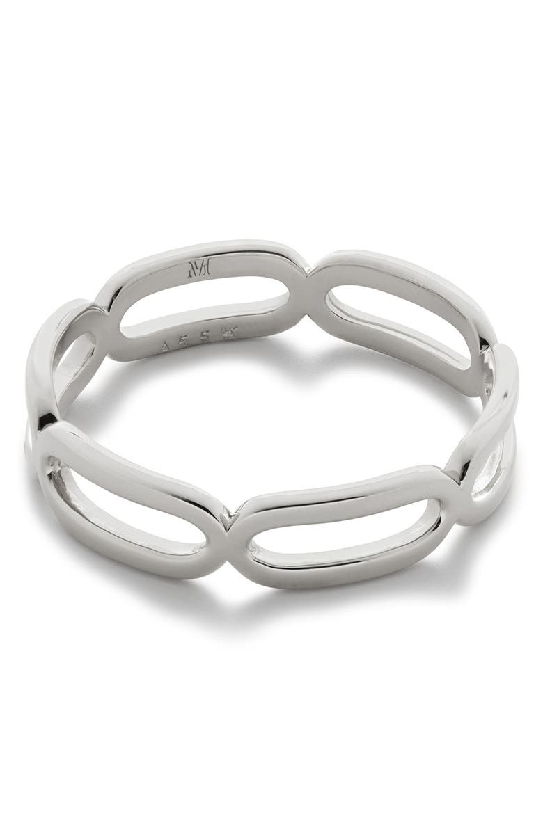 Monica Vinader Paper Clip Stacking Ring, Main, color,