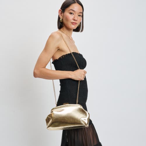 Moda Luxe Camille Clutch In Gold