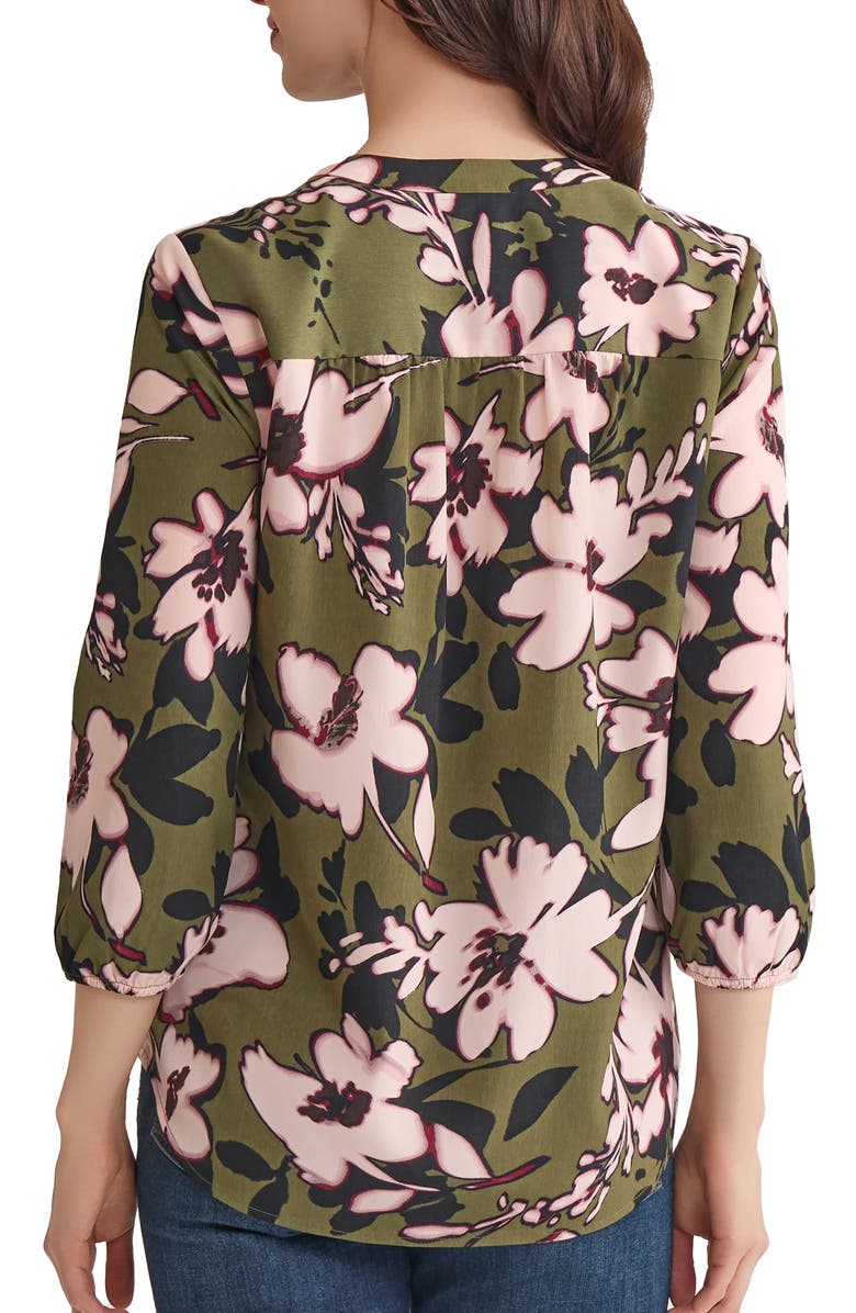Jones New York Floral Print Tunic, Alternate, color,