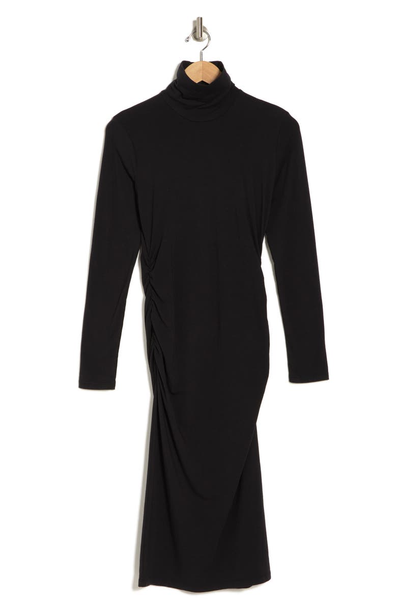 James Perse Long Sleeve Midi Turtleneck Dress | Nordstromrack