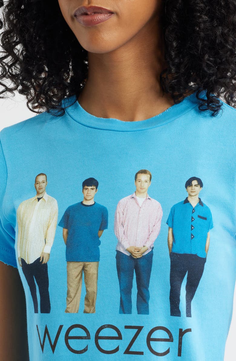 Daydreamer Weezer Blue Album Cotton Graphic T-Shirt, Alternate, color, Ultra Blue