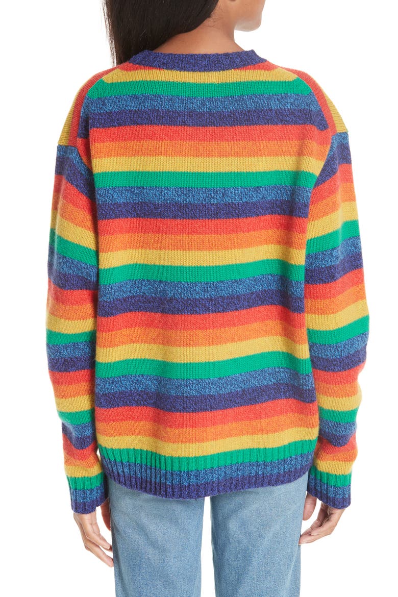 Rainbow Sweater, Alternate, color, MULTI