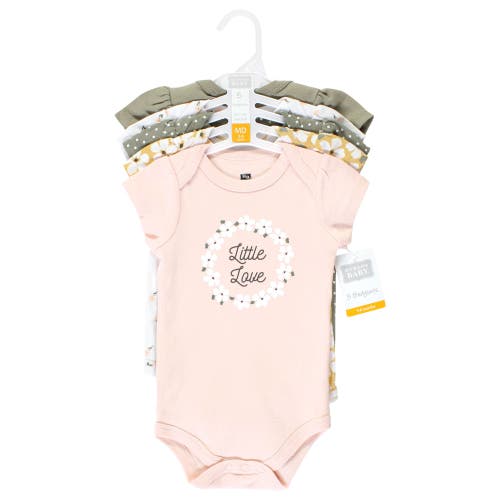 Hudson Baby Cotton Bodysuits 5-pack