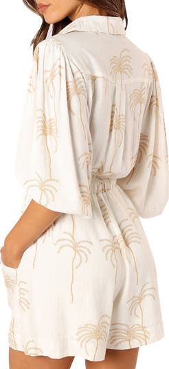 Annie Button Front Romper