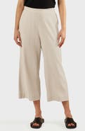 matty m. Magnolia Linen Blend Culottes
