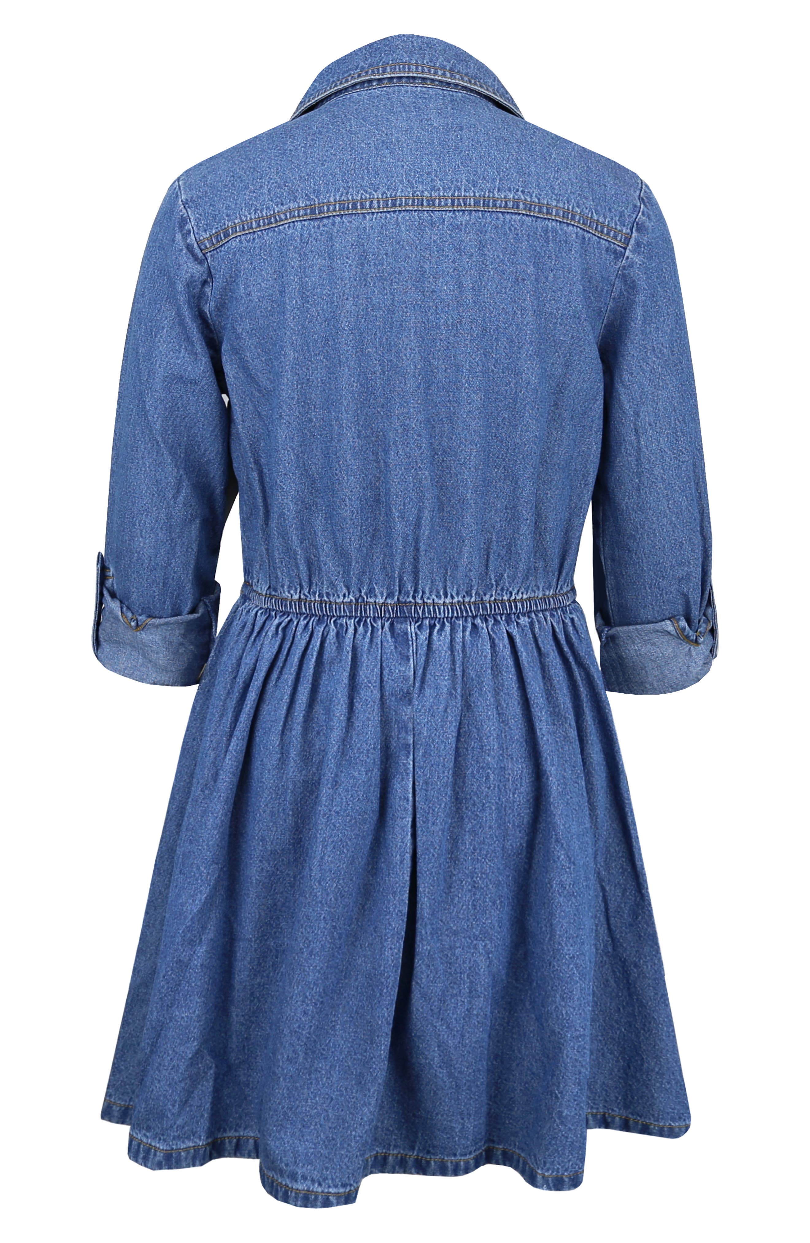 Zunie Kids' Western Drop Waist Denim Dress | Nordstromrack