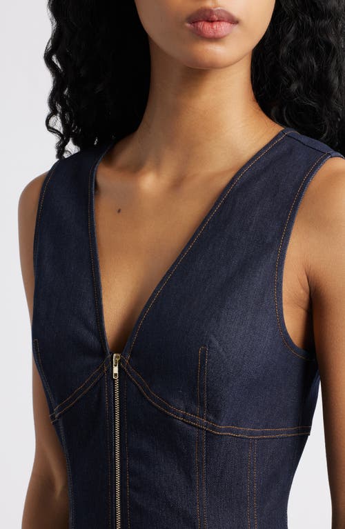 Freemarket Sleeveless Denim Minidress In Multi