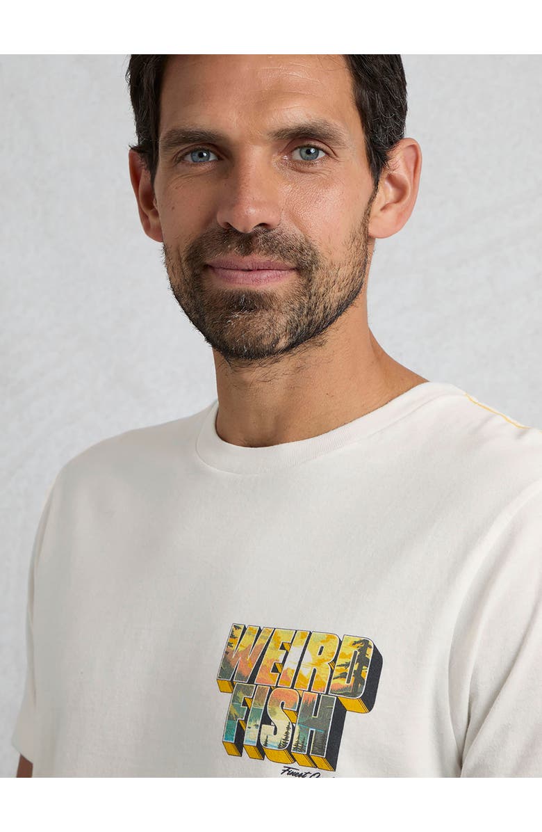 Weird Fish Wild Life Back Print Graphic T-Shirt, Alternate, color, Dusty White